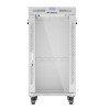 Szafa stojąca rack 19'' 22U 600x800 szara drzwi szklane LCD flack pack-13468551