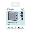 Ładowarka GNC-140 32203 GaN 140W, PD 3.1, QC 3.0 3x USB-C, 1x USB-A, UE / UK-13469013