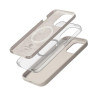Etui Color Cover Magnetic - iPhone 15 Pro Max MagSafe Kamienny beż-13469208