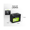 Akumulator CUBE LiFePO4 60Ah 12V/12.8V 768Wh-13469838