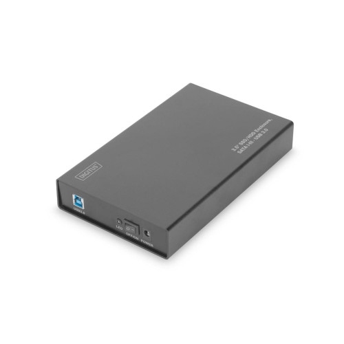 Obudowa USB 3.0 na dysk SSD/HDD 3.5" SATA IIIz zasilaczem, aluminiowa-13407670