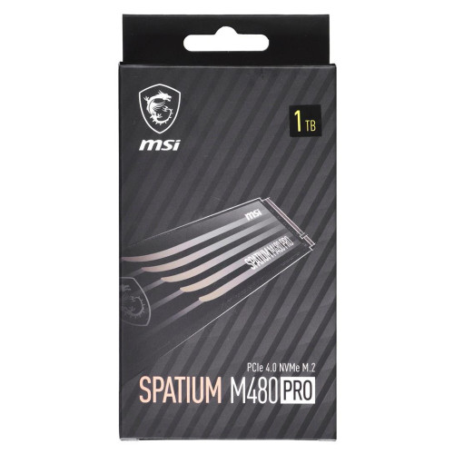 Dysk SSD MSI SPATIUM M480 Pro 1TB PCIe 4.0 NVMe M.2 2280-13435839