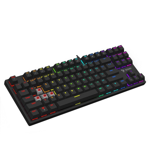 SAVIO KLAWIATURA MECHANICZNA RGB OUTEMU RED TEMPEST X2-13436629