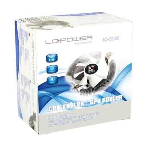 Wentylator CPU LC-CC-85 MULTI-SOCKET 70W 22RPM aluminium PWM łożyska hydrauliczne-13456461