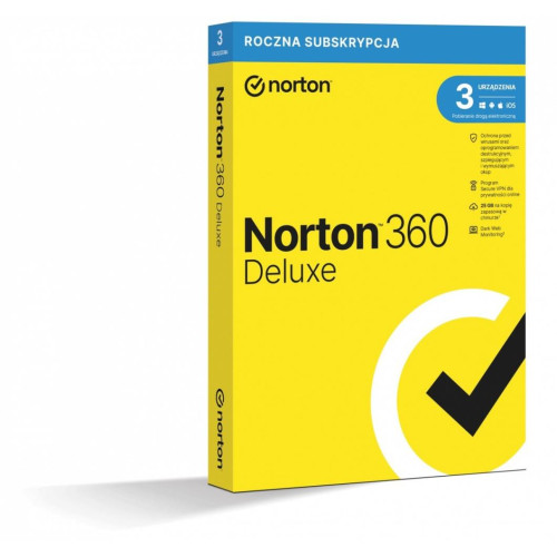 *Norton 360 DELUX 25GB PL 1U 3Dvc 1Y 21408734 -1071350