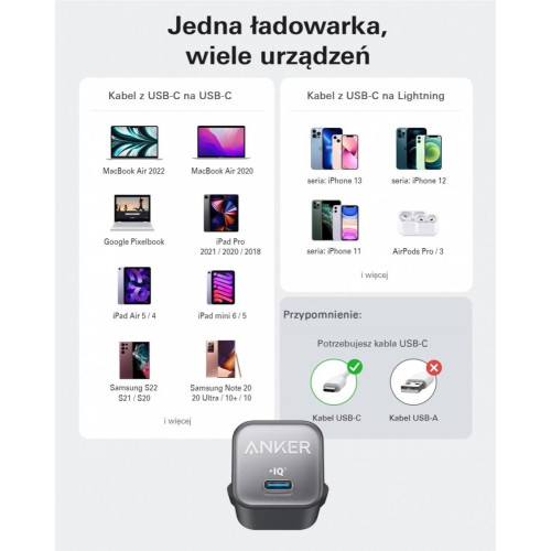 Ładowarka 511 Nano III 30W GaN USB-C biała-13458252