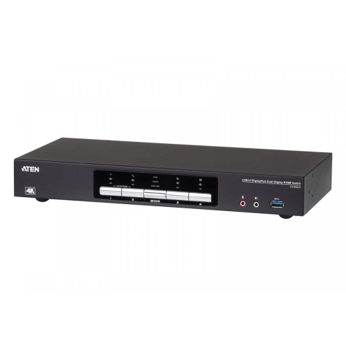 Przełącznik KVM 4-Port USB 3.0 4K DP Dual Display KVMP Switch-13458585