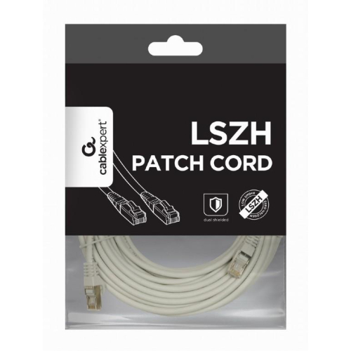 Patch cord kat.6A S/FTP LSZH 15m szary-13460314