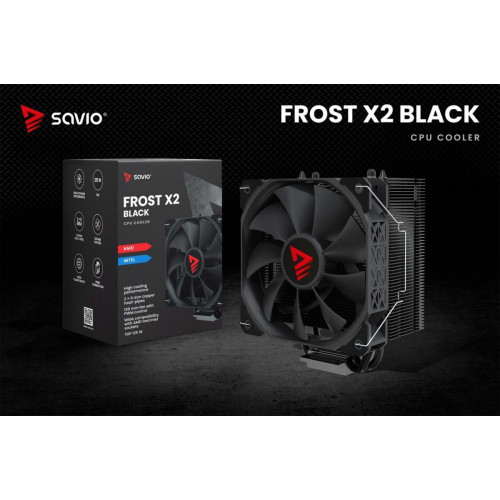 Chłodzenie procesora CPU Frost Black X2-13461765
