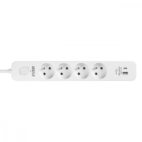 Listwa antyprzepięciowa PROTECT 4PL 1A1C USB T/LZ12-PRO015/1000-13462586