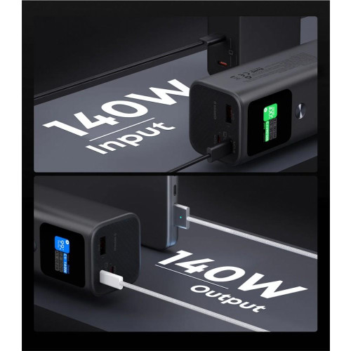 PB-Y45 Sprint X Power Bank | 27600 mAh | 140W | 3xUSB | PD 3.1 | PPS | 28V | Smart Digital Display-13463164
