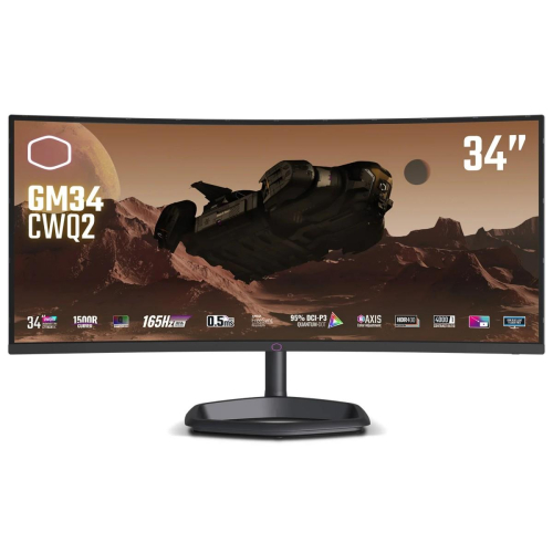 Monitor 34 cale GM34-CWQ2 UWQHD 180 Hz HDMI DP USB-C USB-B kontrola wysokości 0-80 mm Głośnik-13464206