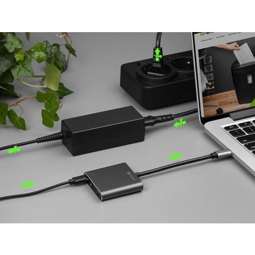 Adapter A-1 USB-C HDMI 4k, USB 3.0, PDW 100W-13464377