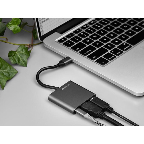 Adapter A-1 USB-C HDMI 4k, USB 3.0, PDW 100W-13464378