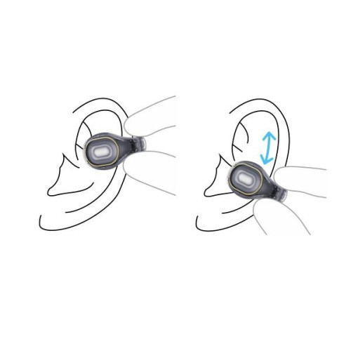 Słuchawki Soundcore C30i klips Czarne-13464556