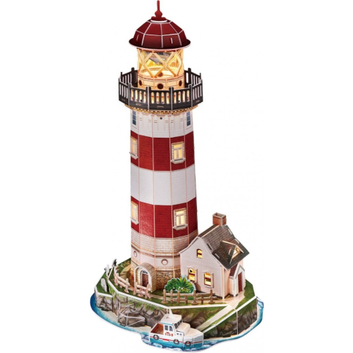 Puzzle 3D 72 elementy Latarnia wersja nocna-13465172