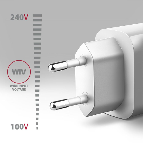 ACU-QC18W Ładowarka sieciowa QC 18W, 1x port USB-A, QC3.0/AFC/FCP/SMART Biała-13465544