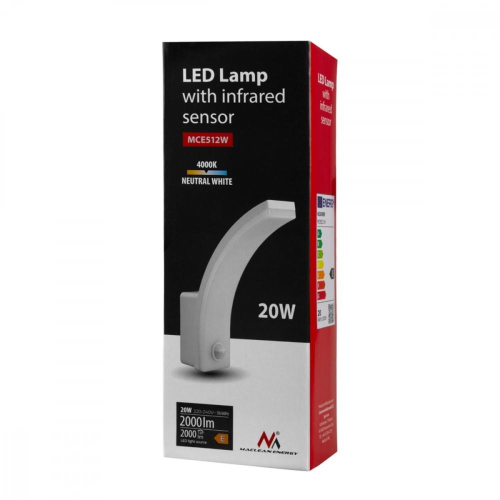 Lampa LED z czujnikiem ruchu MCE512 W-13466285