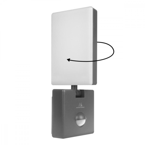 Lampa LED z czujnikiem ruchu MCE516GR 10W IP65-13466347