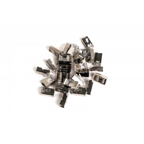 Wtyk RJ45 (8P8C) przelotowy, kat.6, ekranowany, AWG 26-24, opakowanie 100 szt.-13466596