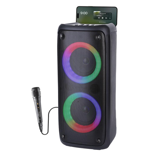 Głośnik FUNBOX BT MT3181 Bluetooth 5.0/TWS/MP3/MicroSD/USB/AUX/Equalizer/Jack 6.3/RGB/USB-C/ RMS 40W/PMPO 1000W-134670