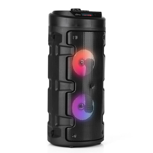 Głośnik PARTYBOX KEG BT MT3165 V2.0 Karaoke/Bluetooth 5.0+EDR/FM/MP3/MicroSD/USB/Equalizer/AUX/Jack 6.3/Pilot/Pasek/US
