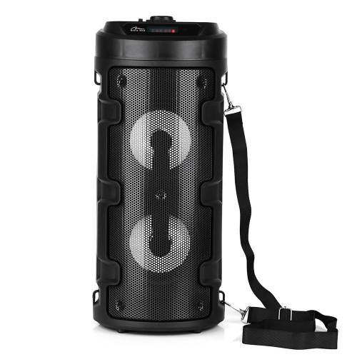 Głośnik PARTYBOX KEG BT MT3165 V2.0 Karaoke/Bluetooth 5.0+EDR/FM/MP3/MicroSD/USB/Equalizer/AUX/Jack 6.3/Pilot/Pasek/US