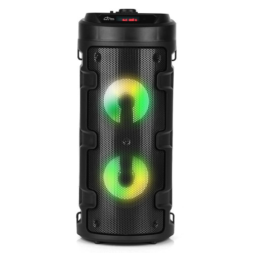 Głośnik PARTYBOX KEG BT MT3165 V2.0 Karaoke/Bluetooth 5.0+EDR/FM/MP3/MicroSD/USB/Equalizer/AUX/Jack 6.3/Pilot/Pasek/US