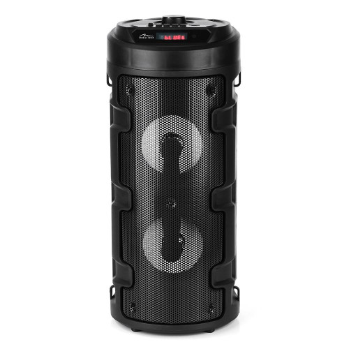Głośnik PARTYBOX KEG BT MT3165 V2.0 Karaoke/Bluetooth 5.0+EDR/FM/MP3/MicroSD/USB/Equalizer/AUX/Jack 6.3/Pilot/Pasek/US