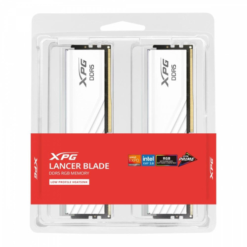 Pamięć XPG Lancer Blade DDR5 6000 32GB 2x16 CL30 RGB biała