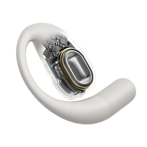 Słuchawki bezprzewodowe OpenWear Stereo beżowe-13468402