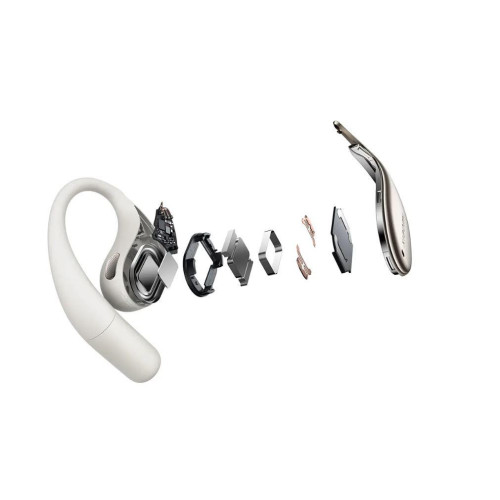 Słuchawki bezprzewodowe OpenWear Stereo beżowe-13468403
