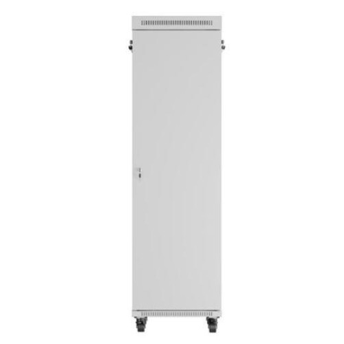 Szafa stojąca rack 19'' 42U 600x800 szara drzwi szklane flack pack-13468541