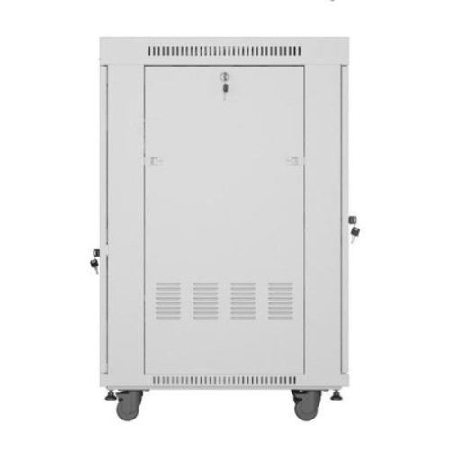 Szafa stojąca rack 19'' 22U 600x800 szara drzwi szklane LCD flack pack-13468545