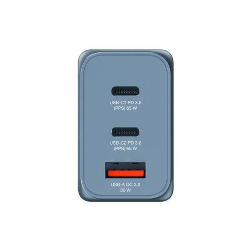 Ładowarka GNC-65 32201 GaN 65W, 2xUSB-C 1xUSB-A, UE / UK-13468969