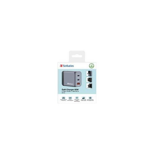 Ładowarka GNC-65 32201 GaN 65W, 2xUSB-C 1xUSB-A, UE / UK-13468971
