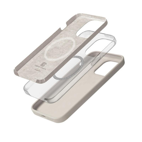 Etui Color Cover Magnetic - iPhone 15 Pro Max MagSafe Kamienny beż-13469208