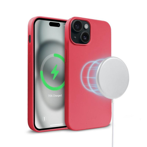 Etui Color Cover Magnetic - iPhone 15 MagSafe Różowe-13469239