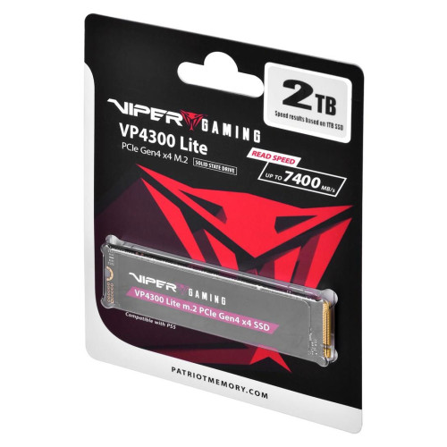 Patriot Viper VP4300L M.2 PCI-Ex4 NVMe 2TB 7.2 / 6.-13476080
