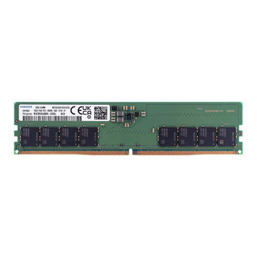 Samsung UDIMM non-ECC 16GB DDR5 1Rx8 4800MHz PC5-38400 M323R2GA3BB0-CQK-8464290