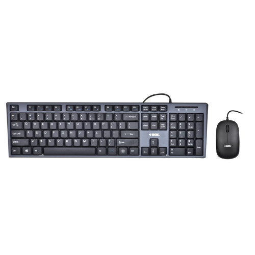 Zestaw klawiatura + mysz IBOX IKMS606 (USB 2.0; (US); kolor czarny; optyczna; 800 DPI)-1502709