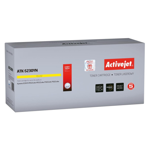 Activejet ATK-5230YN Toner (zamiennik Kyocera TK-5230Y; Supreme; 2200 stron; żółty)-1353468