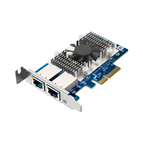 Qnap QXG-10G2T, 2x 10GbE, PCIe Gen3 x4, Low-profile-13560503