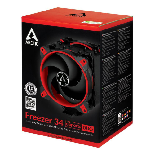 Chłodzenie CPU Arctic Freezer 34 eSports DUO - Red-1356364