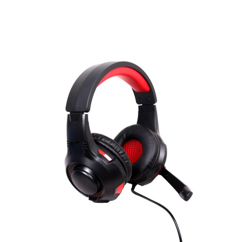 GEMBIRD GAMING SŁUCHAWKI USB 5.1 Z SYSTEMEM SURROUND CZARNO/CZERWONE, MIKROFON, REGULACJA GŁOŚNOŚCI-1358176