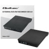 Nagrywarka DVD-RW zewnętrzna | USB 3.0 | Czarna-13633940