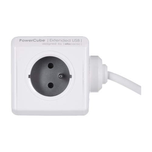 Przedłużacz allocacoc PowerCube Extended USB 2404/FREUPC (3m; kolor szary)-1360376