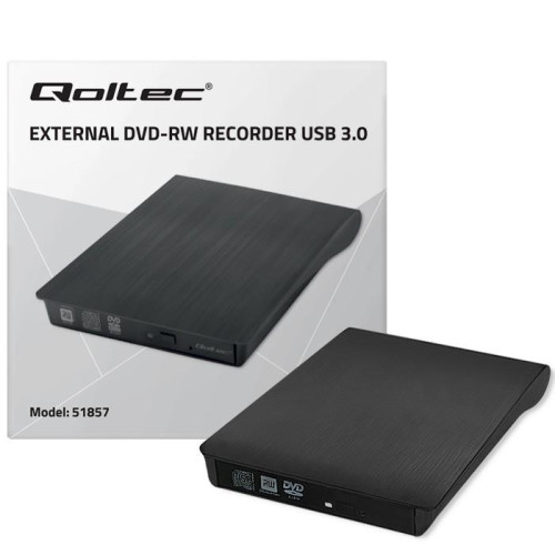 Nagrywarka DVD-RW zewnętrzna | USB 3.0 | Czarna-13633940