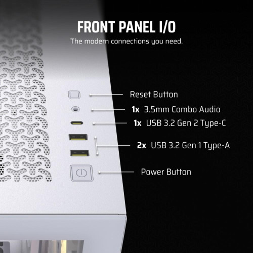 Obudowa 3500X ICUE LINK RGB TG Mid-Tower biała-13634813