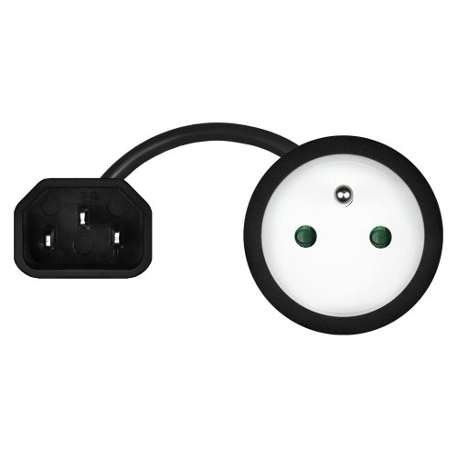 Adapter zasilania IEC C14 - CEE 7/5 (E) 15 cm SAVIO CL-180-13635016